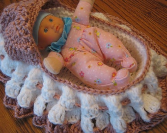 Cradle Purse, Church Purse with Doll - Custom colors