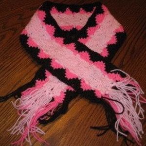 Brown and Pink Scarf small size image 1