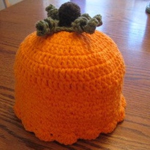 Pumpkin Beanie Flapper Style image 2