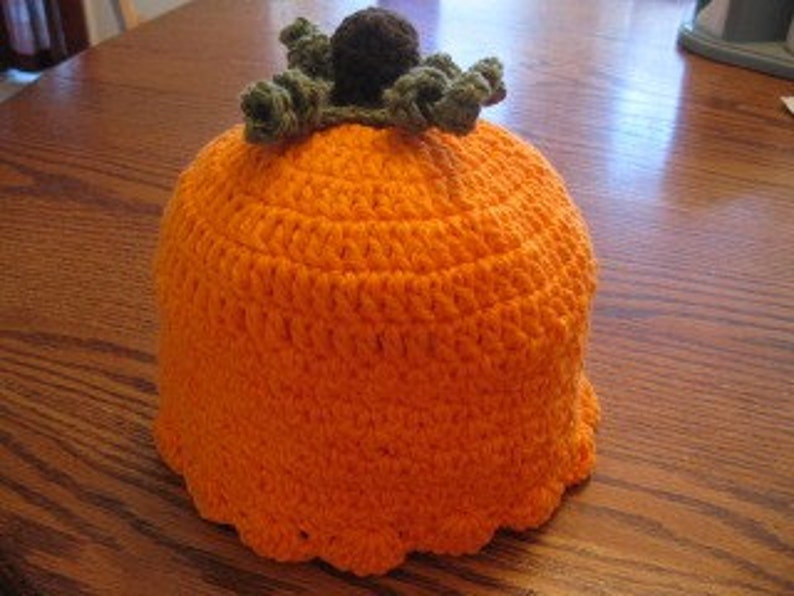 Pumpkin Beanie Flapper Style image 2