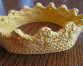 Crochet Crown Tiara Photo Prop