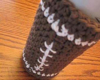 Football Can Cozy, Tall Can Cozy for your can, bottle or glass