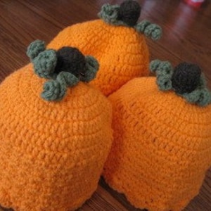 Pumpkin Beanie Flapper Style image 1