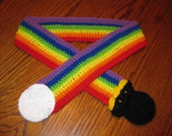 Rainbow scarf - Large size