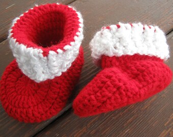Santa Baby Booties Foto Prop