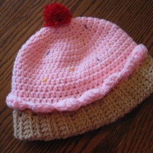 Cupcake Beanie - you choose colors