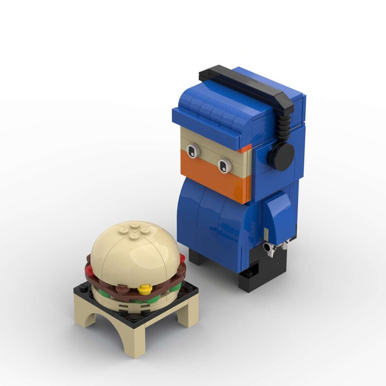 Caseoh Brick Figure, Gaming Room Decor, Streamer Gift Mini Brick ...
