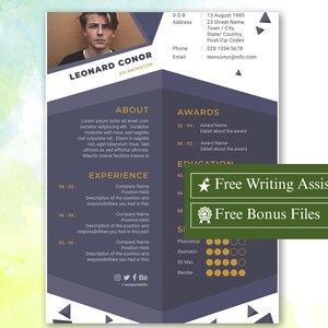 Pro Resume Template, Modern Resume Template Word, Professional ATS Friendly Resume, Clean Executive CV Template, Editable Resume Template