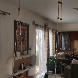 Brass Swing Chain Set – Elegant Antique Home Décor for Traditional and Modern Spaces | Indian Indoor Swing | Traditional Swing Jhula Chain