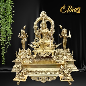 Pure Panchalogam Rajarajeshwari Devi, Tripura Sundari, Lalita, Shodashi, kamakshi, sri vidya, maha Tripurasundari in pure panchaloha bronze