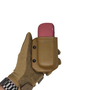 Kydex case for IQOS ILUMA. Belt holster for iqos Iluma. Belt holder for IQOS. Holder for iqos Iluma. Coyote Brown