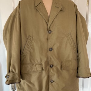 Barbour Northumberland Lord Percy Mens  XLarge 56&quot; Waterproof Jacket  Yard Coat