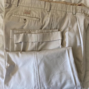 Farah vintage chino Dress  slacks cream khaki retro trousers