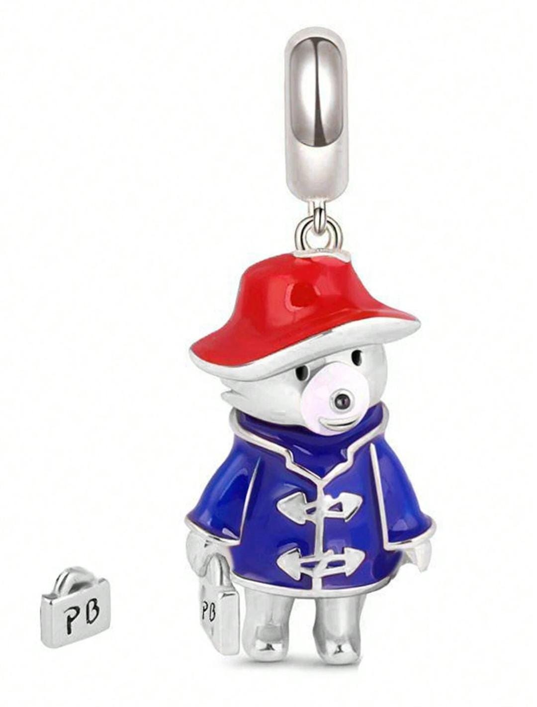Paddington Bear Silver Charm bear Charm Bracelet bear Silver Charm silver Charm for Bracelet bear Charm baby Bear Charm Etsy