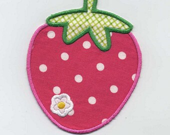 Spring Strawberry Shirt - Embroidered Strawberry Shirt