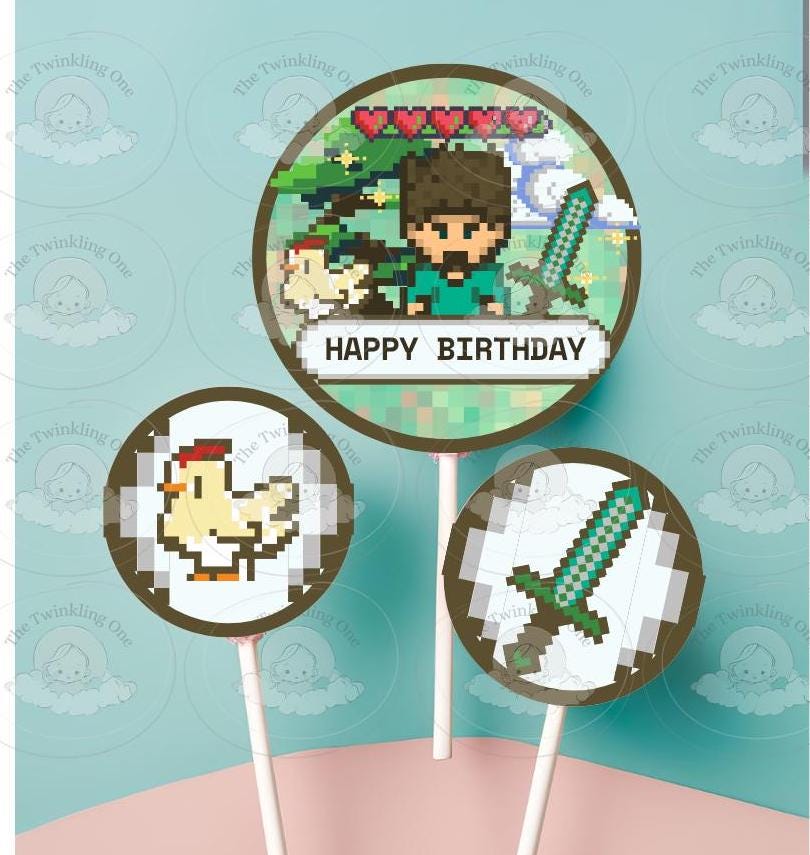 Printable Cake Topper Digital Gift
