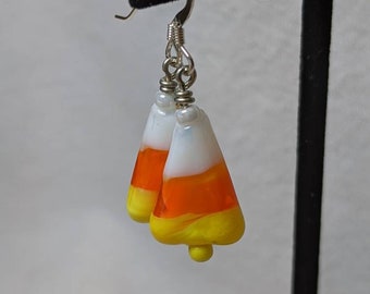 Candy Corn Earrings