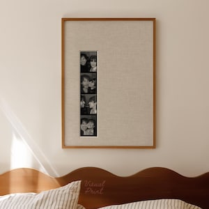 Plantilla de tapete para fotomatón de lienzo de lino personalizado de Canva / Soporte para fotos impreso personalizado Regalo de aniversario o cumpleaños (Descarga digital)