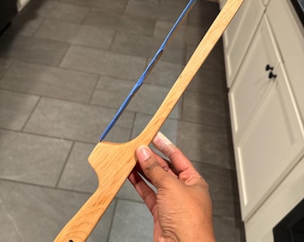 Lazo de pan de arce hecho a mano / Rebanador de pan artesanal único