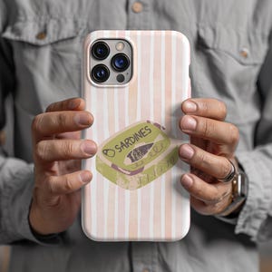 Retro Sardine Phone Case, Sardine Tin Case, Fishermen Aesthetic, Italian Summer, Maritime Case, Iphone 16 Pro, Samsung Galaxy, Google Pixel