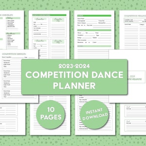 GREEN Competitive Dance Planner