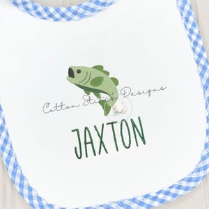 Bass Fishing Mini Fill Stitch Machine Embroidery Design Digital Download