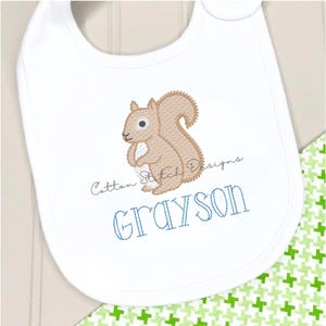 Mini Squirrel Sketch Stitch Machine Embroidery Design