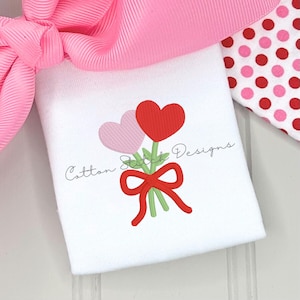 Mini Valentine Heart Flower Fill Stitch Machine Embroidery Design Digital Download