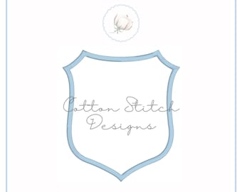 Motif de broderie machine à point satin monogramme à télécharger