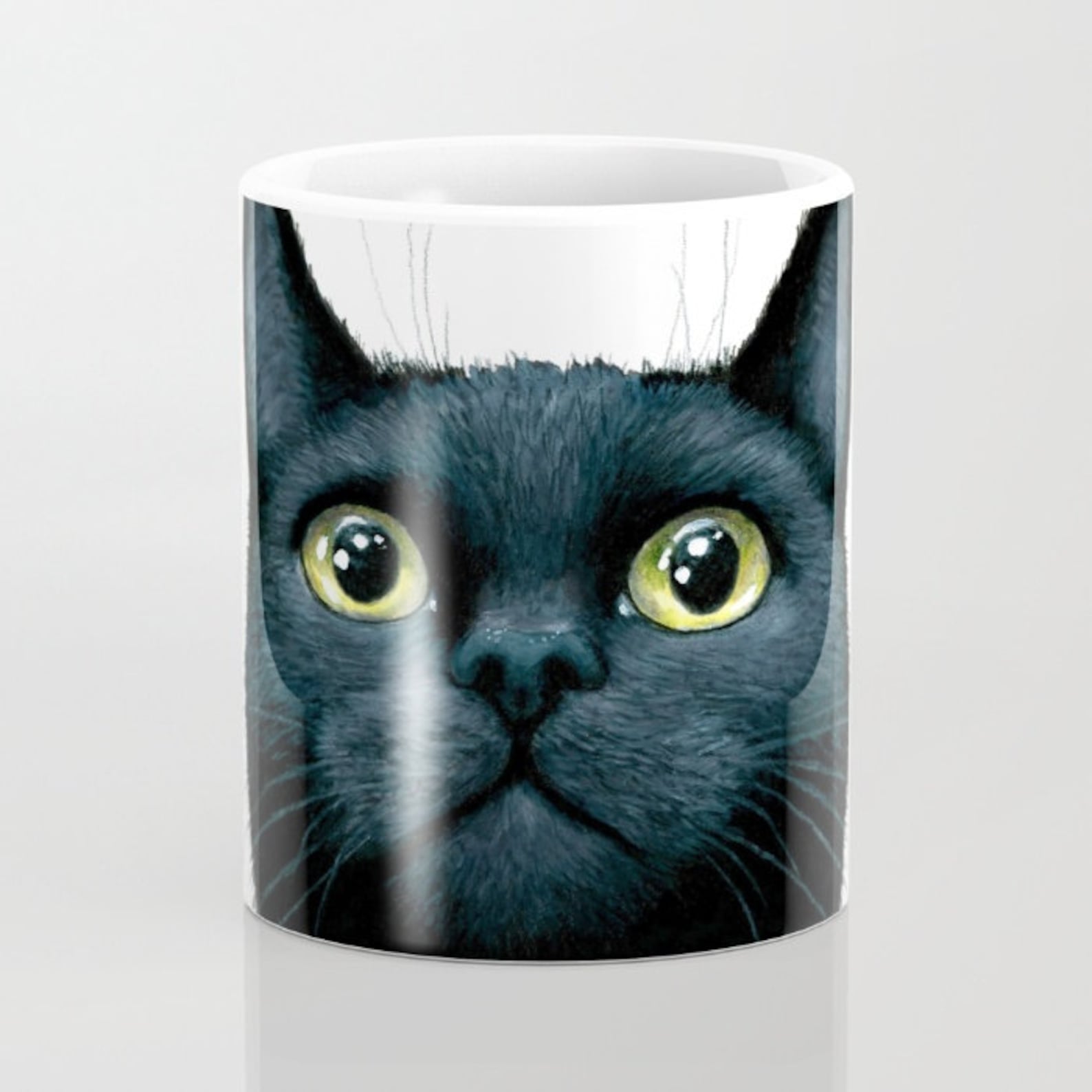 Coffee Mug Black Cat Mug Black Cat Coffee Mug Cup Black Etsy