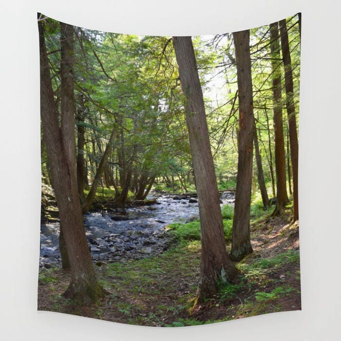 Forest Tapestry Etsy