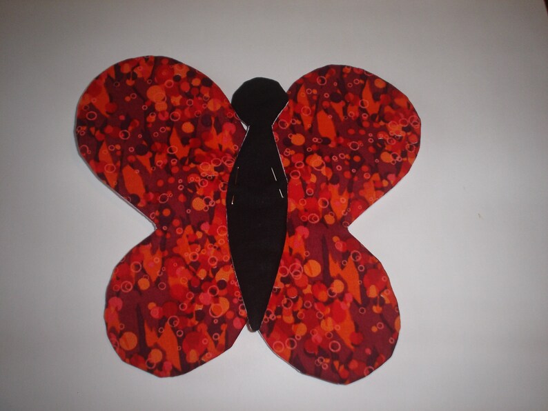 Butterfly Quilt Appliques Set of 12 Press and Sew Style 2 Item 29