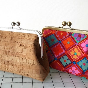 PDF Sewing Pattern Classic Clutch PRO Multi-size Pattern for use with Classic Style Purse Frames FREE Video Tutorial image 4