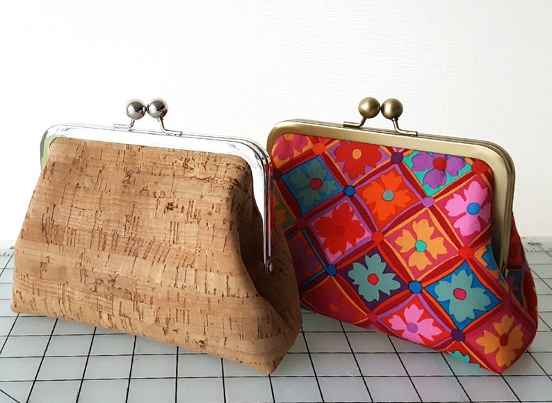 PDF Sewing Pattern Classic Clutch PRO Multi-size Pattern for use with Classic Style Purse Frames FREE Video Tutorial image 4