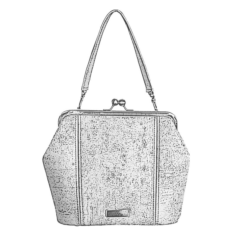 Hampton Handbag PDF Sewing Pattern Full Size pdf Pattern and Tutorial by UPSTYLE for craft, bag making, diy fashion image 2