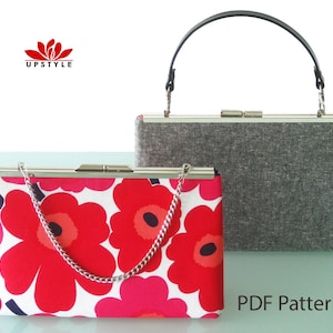 PDF Sewing Pattern MONTREUX Modern Retro Purse Pattern image 1