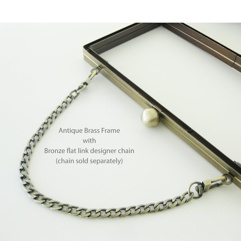 Large Box Clutch Purse Frame Minaudiere No Sew Project Etsy