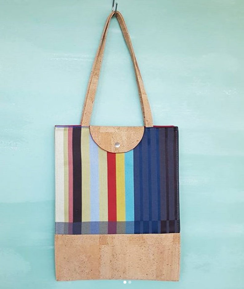 Cozumel Tote by UPSTYLE PDF Sewing Pattern Expandable foldable travel