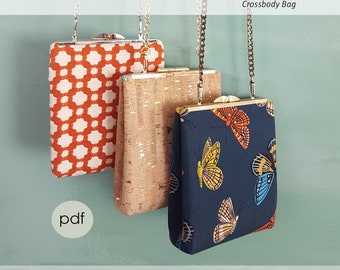 Santorini Crossbody Bag PDF Sewing Pattern by UPSTYLE Sling