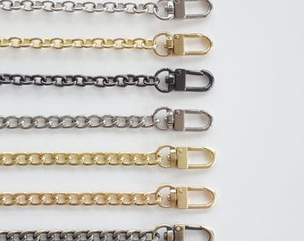 Designer Purse Chain with Swivel Clasp - Multiple Finishes & Lengths