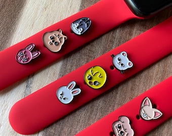 K-pop themed watch band enamel pins