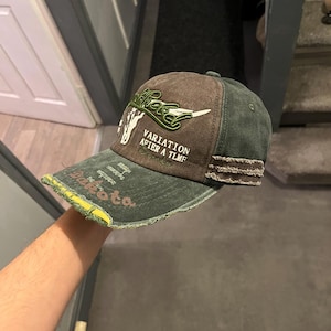 Distressed Vintage American Cowboy Trucker Cap – “Rebel State” Western Hat with Embroidered Design (7 Colours)