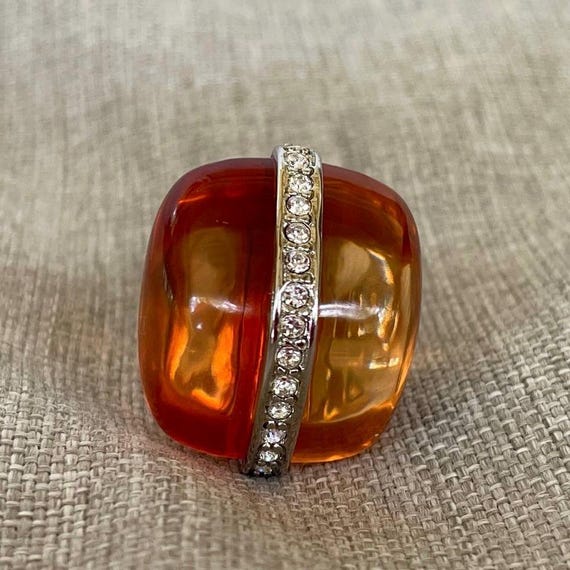Kenneth Jay Lane Vintage Adjustable Statement Rin… - image 5