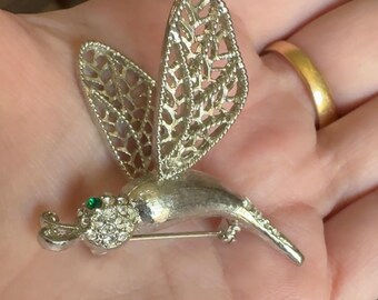 Rare vintage brooch by Kenneth Jay Lane Dragonfly