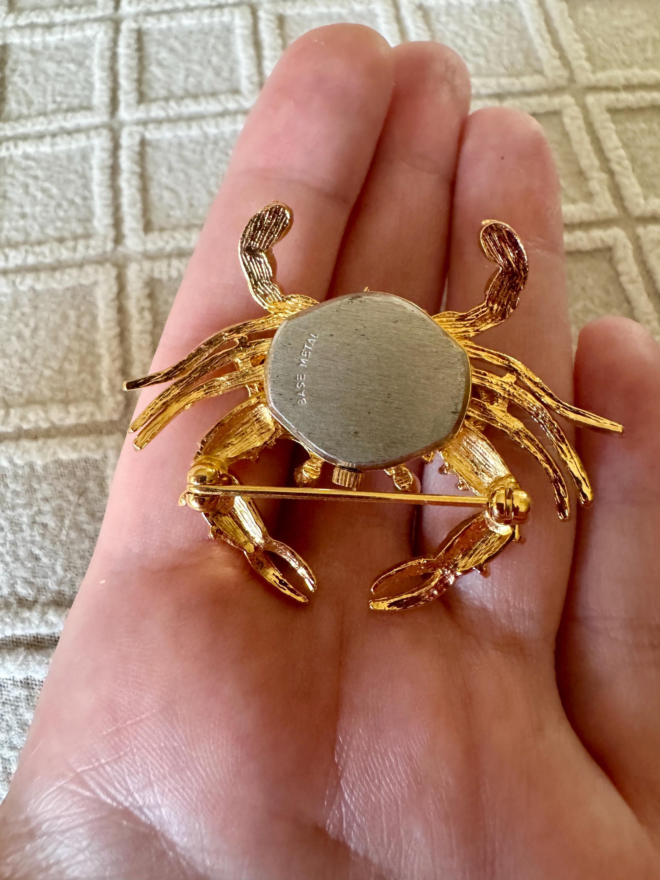 アクセサリー Kenneth Jay Lane Crab Watch Pin Brooch Kenneth Jay Lane Crab Watch Pin Brooch Brand KJL - Etsy