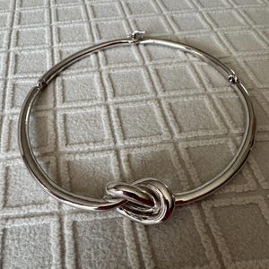 Kenneth Jay Lane Necklace Vintage Silver Tone Book Piece