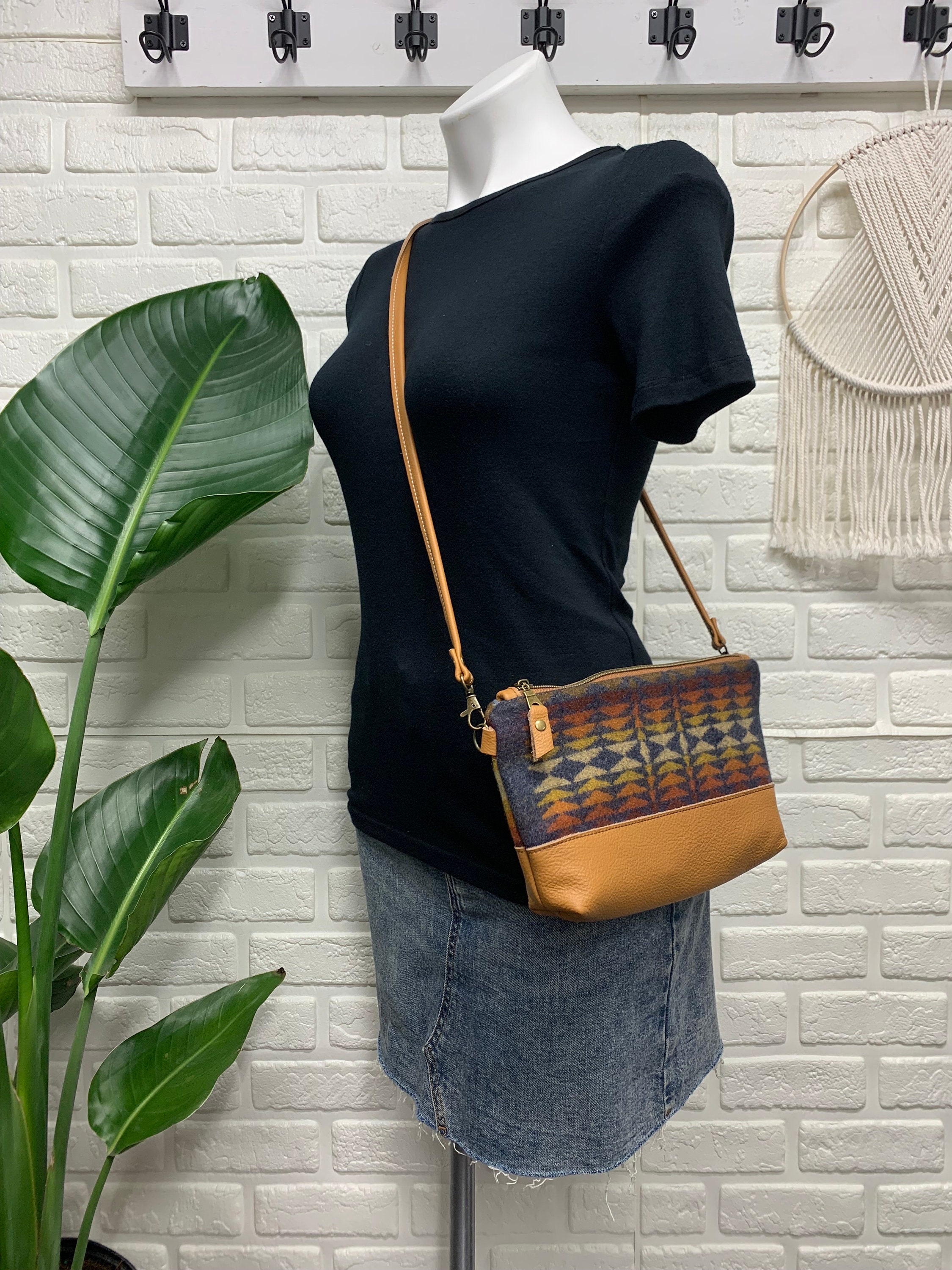 Street Level navajo, Crossbody Southwestern Inspired Handbag Purse