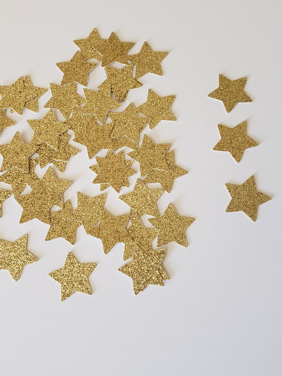 FREE SHIPPING: 50 Twinkle, Twinkle Little Glittered Star