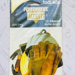 Remember When Fotoreel Accents 12 Construction Themed Large Die Cuts