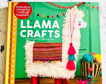 Llama Crafts by Ellen Deakin of Happythought Inspiring Crafts and Templates Copyright 2019